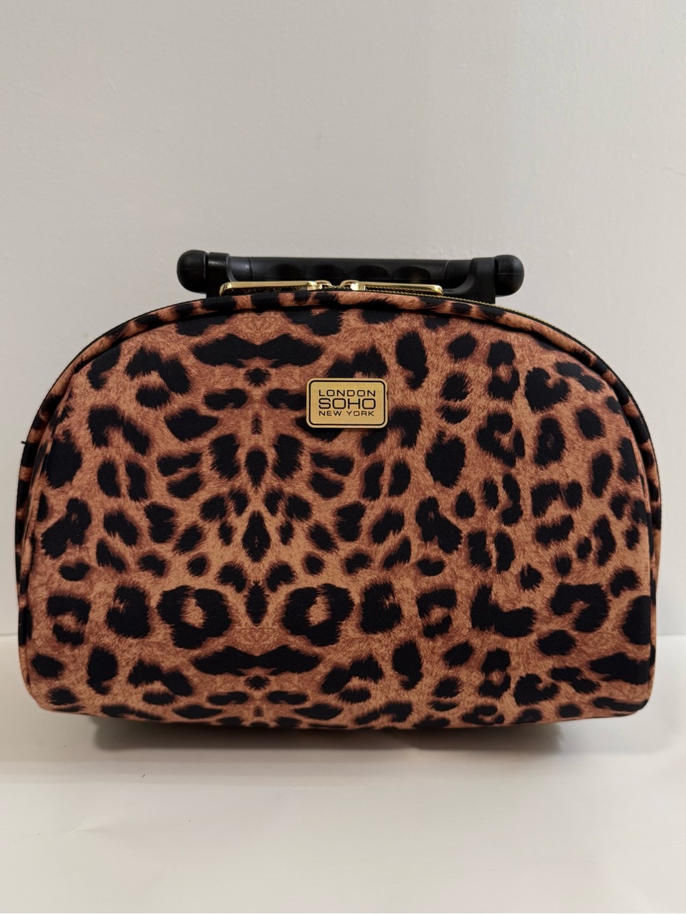 Leopard Print Dome Cosmetic Bag London SoHo